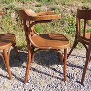 4 fauteuils Baumann en bois courbé