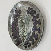 Assiette murale en céramique Rusha Handarbeit, années 1970, Allemagne