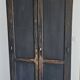 Ancienne Armoire parisienne d’école bois chêne noir