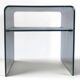 Table de chevet / bout de canapé en plexiglas (lucite) 1970's