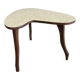 Small tripod side table in bean shape – 1950s/60s style