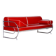 Bauhaus Leather Sofa attributed to Robert Slezak, 1930s