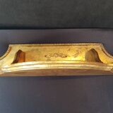 Golden wooden shelf