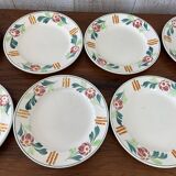 set of 8+3 St Amland plates