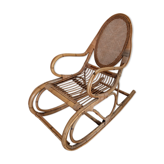 Rocking-chair rattan and canning