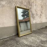 Miroir en bois patine doré à poser