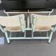 Vintage school desk for 2, fully renovated – Slate top