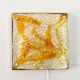 Mazzega Murano glass and brass wall lamp from the 60s