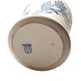 Old Large Toilet Pitcher Saint Amand And Hamage St Anonymous Green Peony