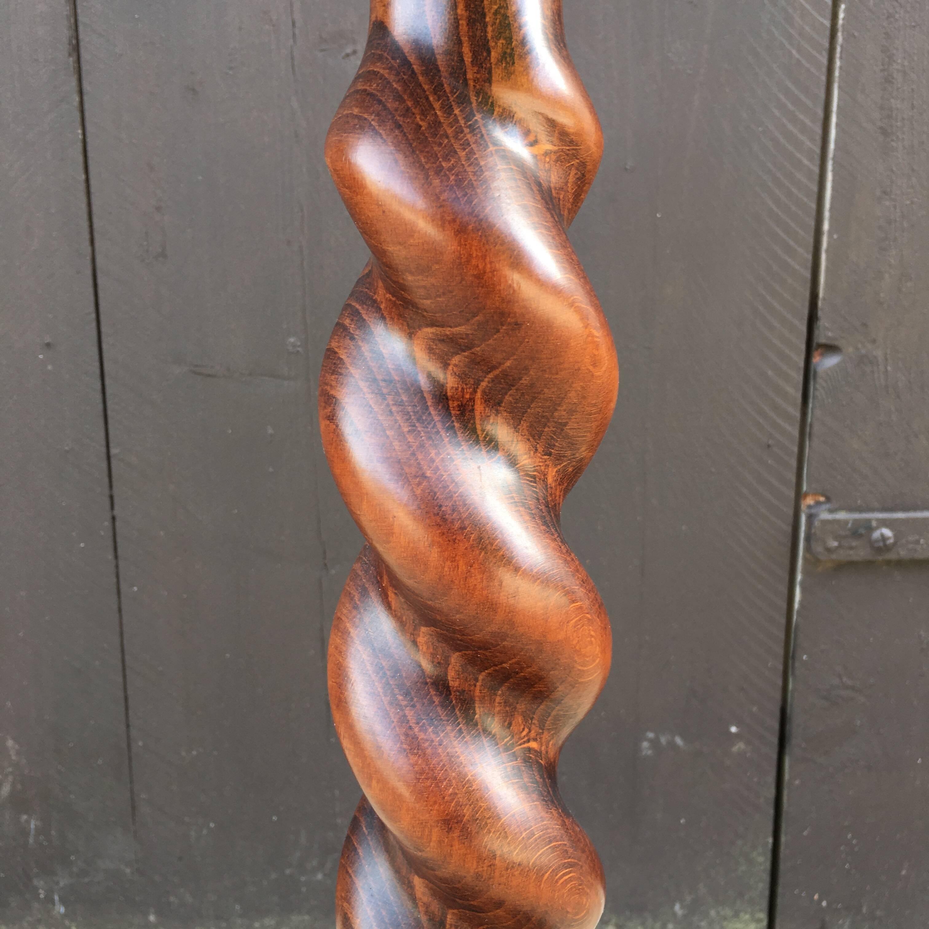 Turned wooden harness