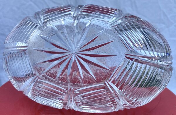 Corbeille coupe art déco en Cristal de Baccarat