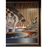 Oil on canvas, J.M. Sostras, 1979