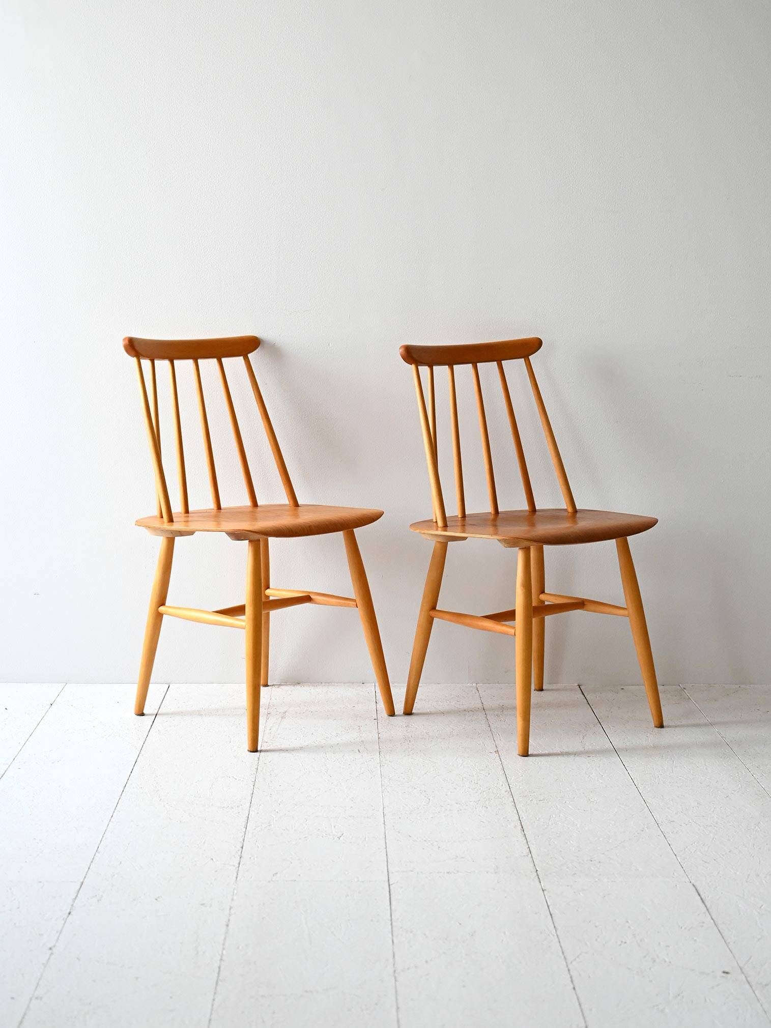 Original Pair of 1950s Fanett Chairs by Tapiovaara