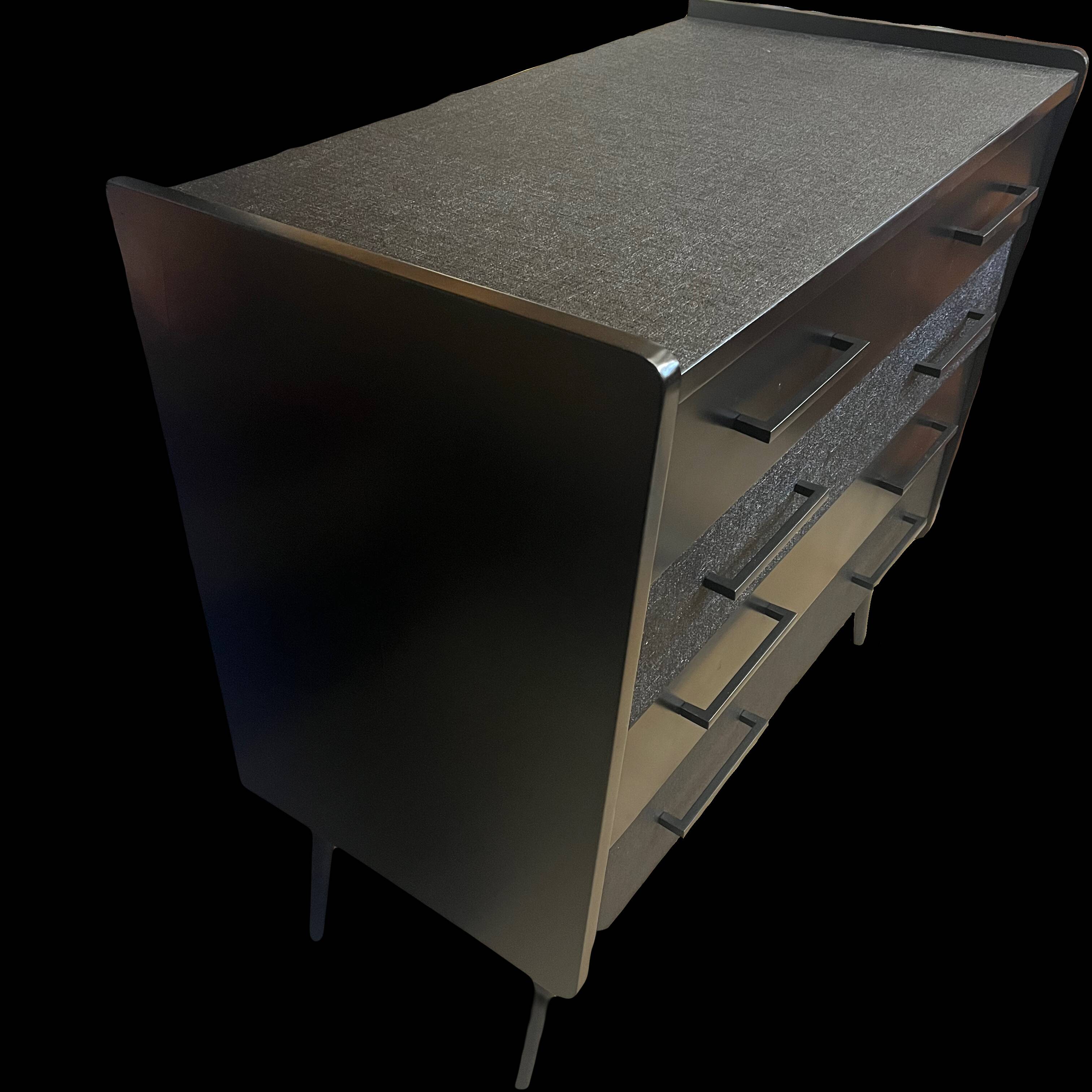 “All black” chest of drawers
