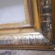 Golden Louis Philippe mirror H122xW84cm with gilded motifs.