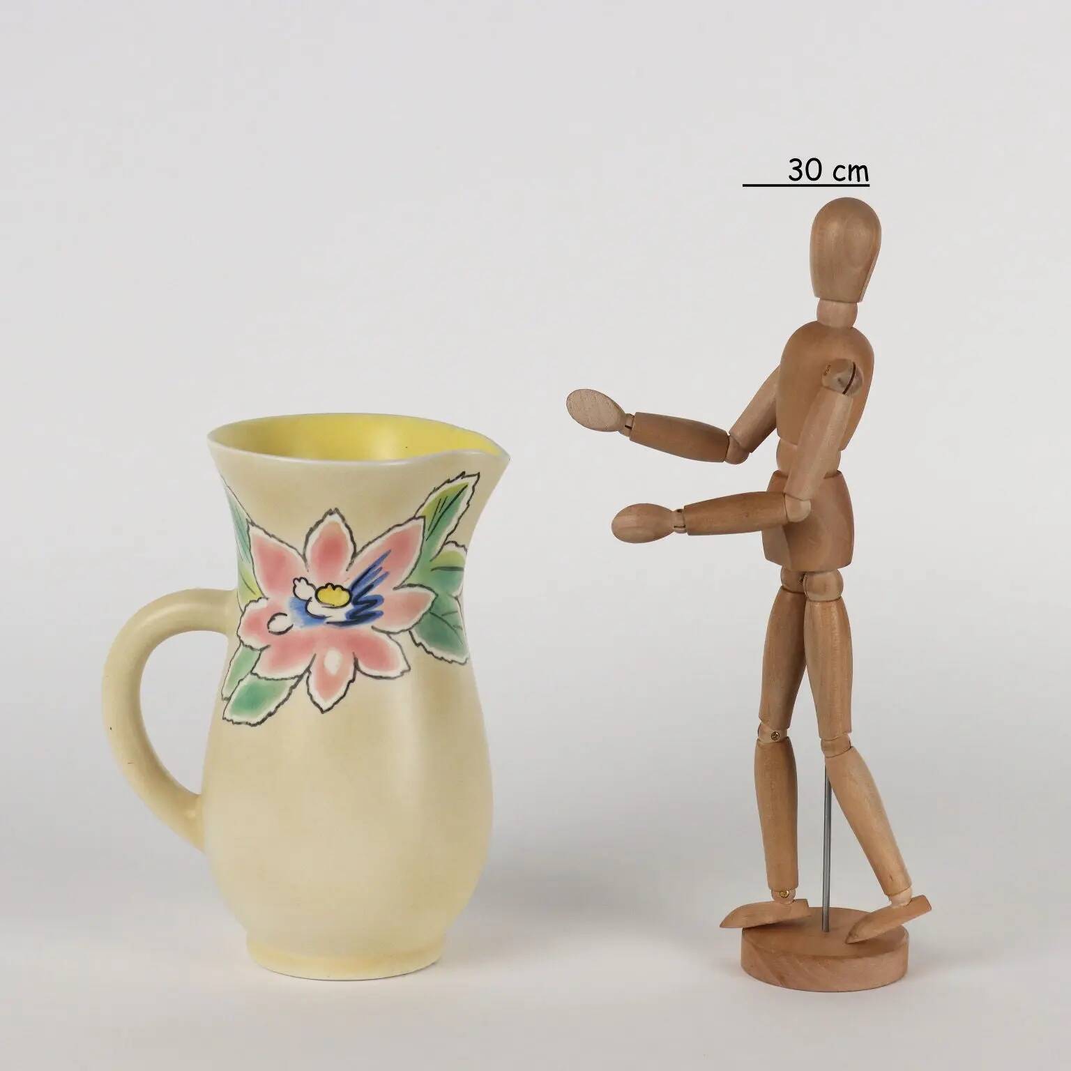 Ceramic pitcher Lenci - Italy 20th century