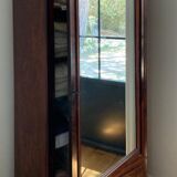 Vintage wood mirror cabinet