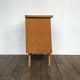 Table de chevet pieds compas en bois clair