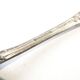 Art Deco sugar spoon, silver-plated brass, Poland, 1930s