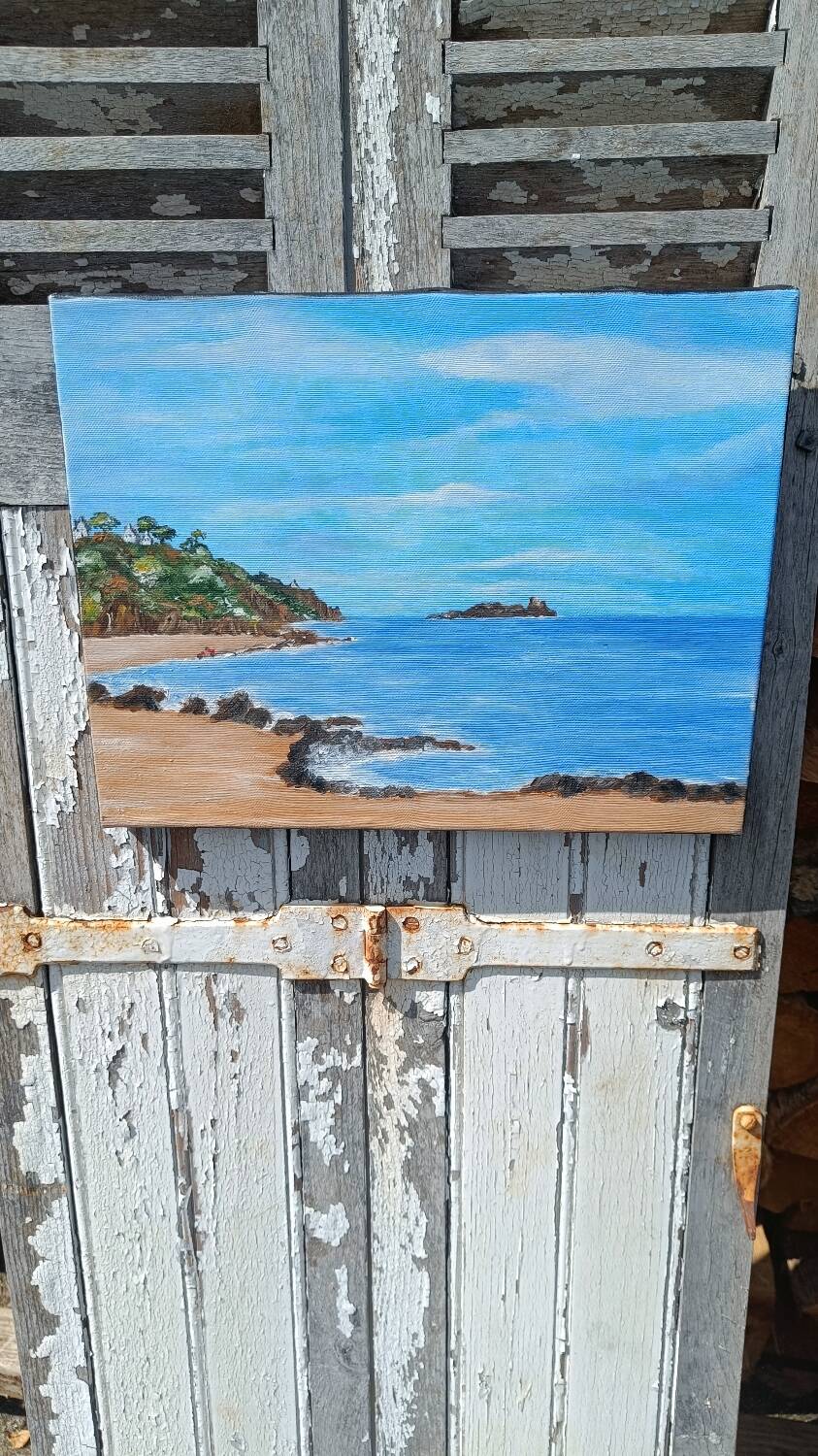 Painting on canvas Cancale