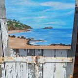 Painting on canvas Cancale