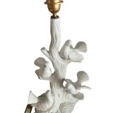 Lamp with 4 vintage doves