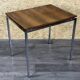 60s 70s teak office table desk chrome frame Danish design