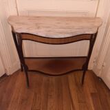Louis XV style console dessu marble