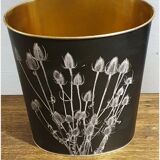 Vintage Office Paper Basket Massilly 60's Metal