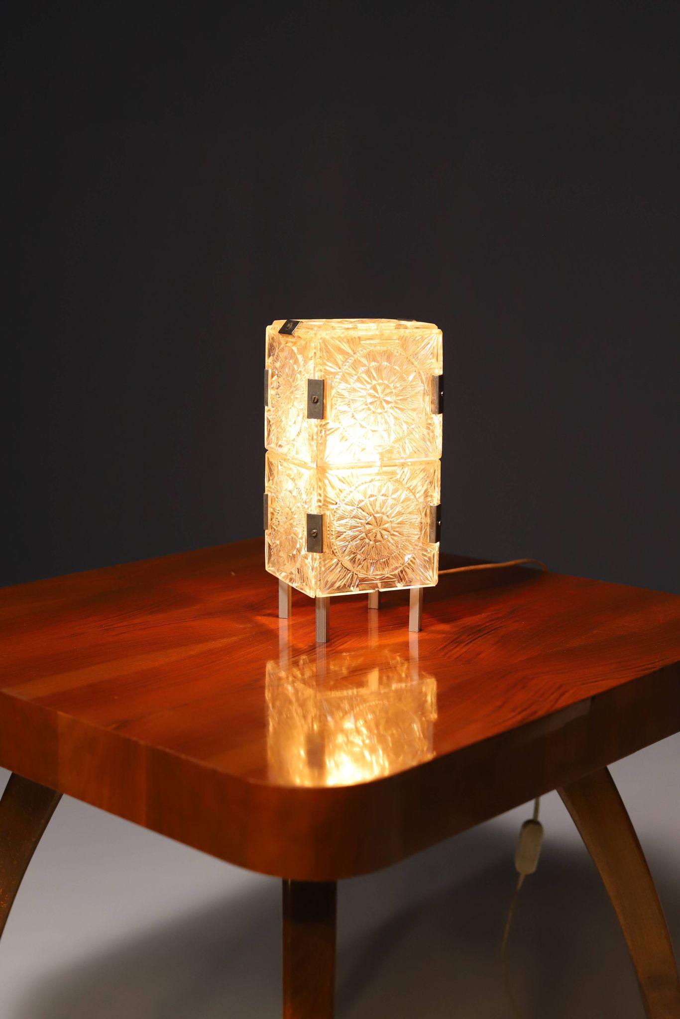 Mid century table lamp by Kamenický Šenov, Czechoslovakia, 1970´s