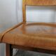 Lot de 6 chaises de théâtre en bois blond