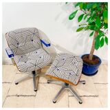 Martin Stoll lounge chair with footrest