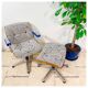 Fauteuil lounge avec repose pieds Martin Stoll