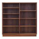 Walnut bookcase, Scandinavian design