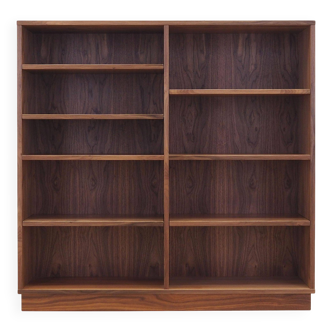 Walnut bookcase, Scandinavian design