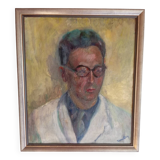 Portrait of a man signed Léwy