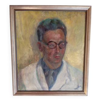 Portrait of a man signed Léwy