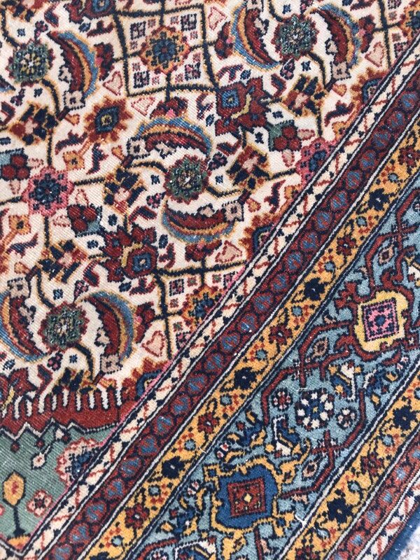 Tapis ancien persan tabriz senneh baft 140x212 cm
