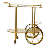 Two-Tier Vintage French Serving Bar Cart