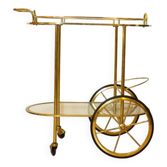Two-Tier Vintage French Serving Bar Cart