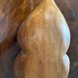 Fruit bowl, handcrafted pocket emptier in solid wood.