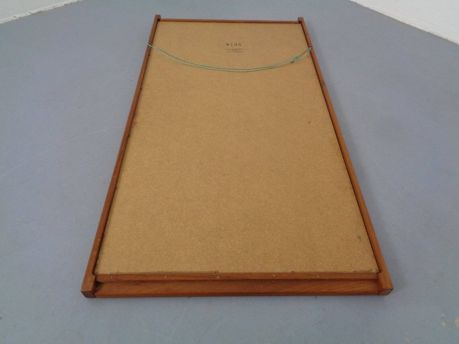 Danish No 196 Mirror in Teak by Aksel Kjersgaard, 1960s