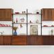 Modular shelving by Poul Cadovius, rosewood, 1970s