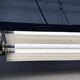 Grey Industrial Hanging Tube Light from Polam Gdansk, 1970s