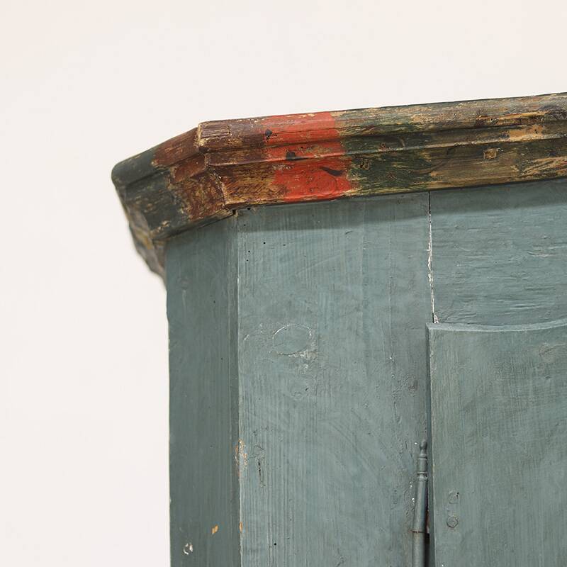 Painted Folk Art Bridal Cabinet 1851