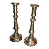 Old bronze candlesticks