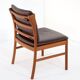 Ensemble de 4 chaises japonaise par Hita Kogei 'Nikko