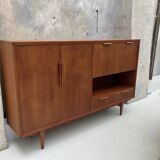 Vintage Scandinavian high sideboard 1960