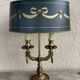 19th-century bouillotte lamp in solid bronze
