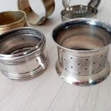 Set of 6 old napkin rings